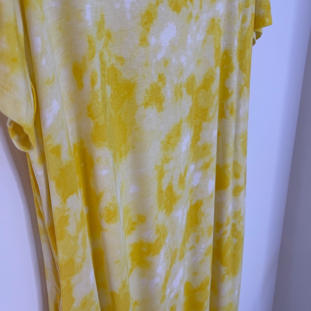 Lane Bryant Yellow Tie-Dye Dress - Picture 8 of 8